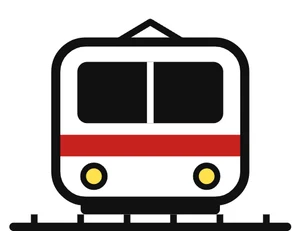 Ilustrasi tema Transportasi: kereta